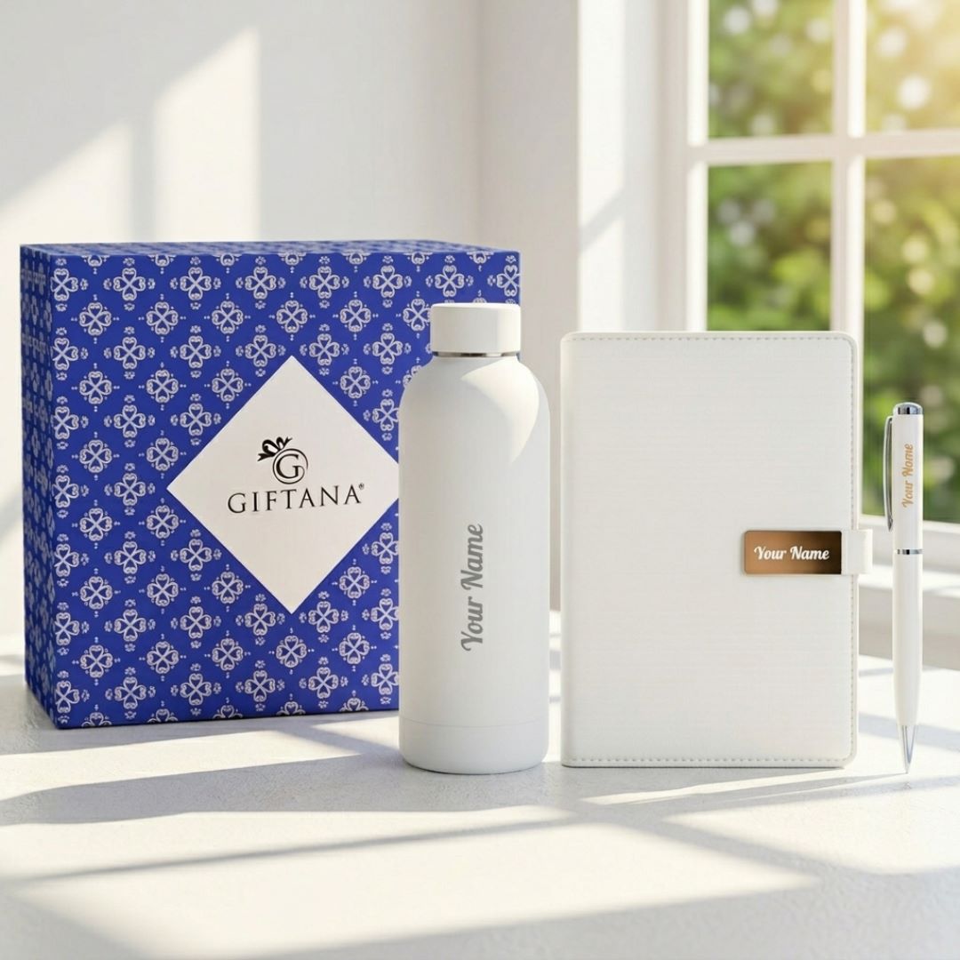 1775135182_White-3 in 1 Notebook Diary, S2 Pen, Rubber Bottle